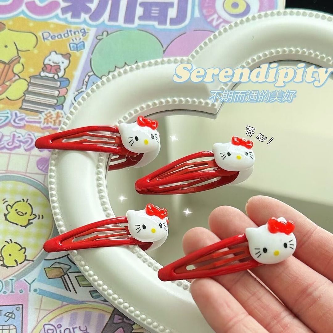 Hello kitty hair clips