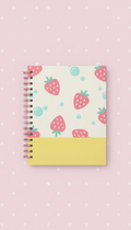 Strawberry Fizz Spiral Notebook