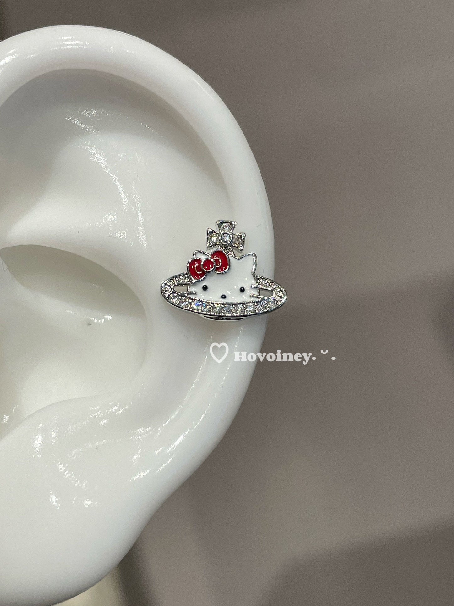 Earrings hello kitty