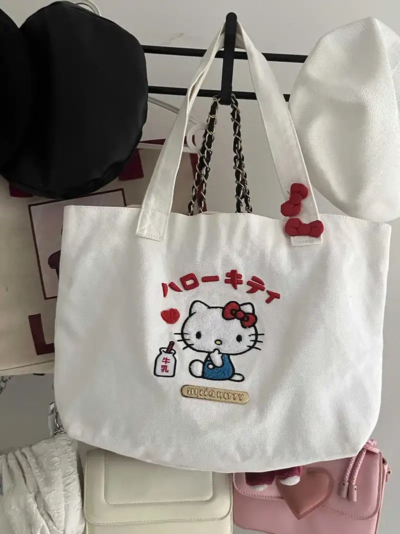 Hello kitty tote bag