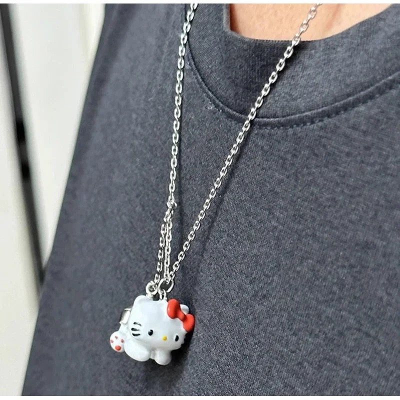 Hello kitty cute necklace