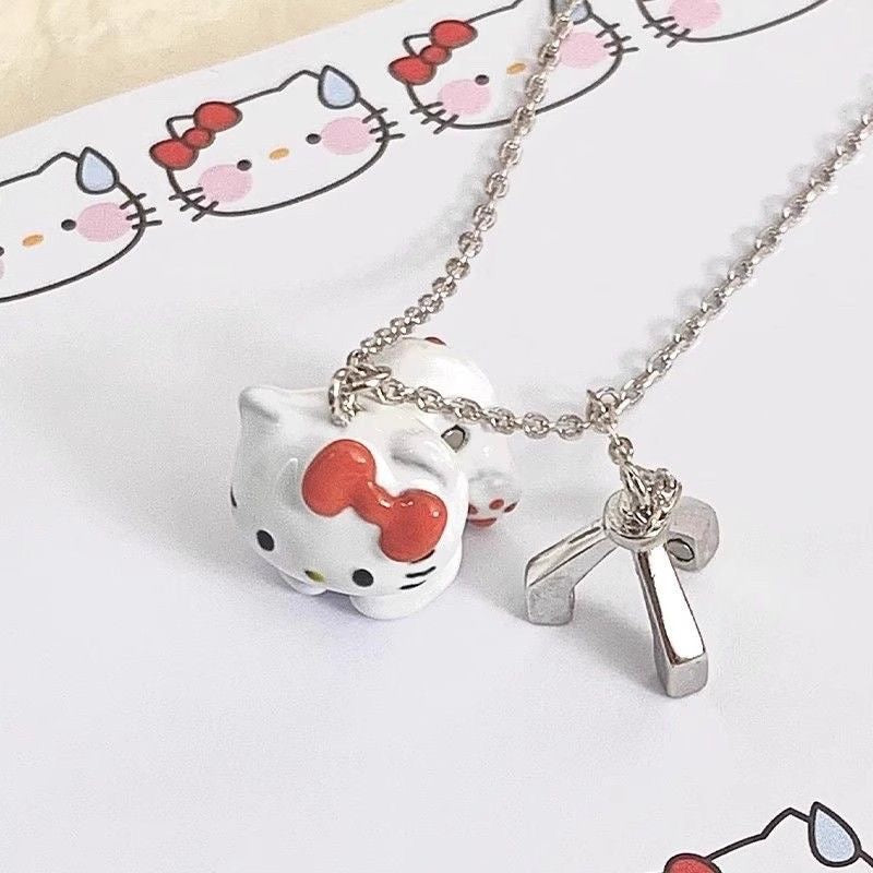 Hello kitty cute necklace