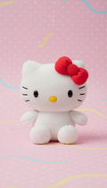 Hello Kitty Plush Toy with Satin Bow