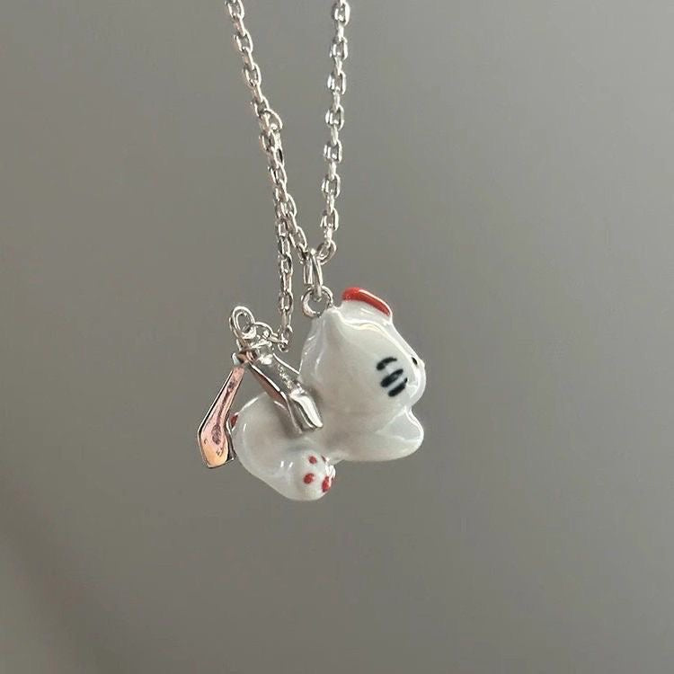 Hello kitty cute necklace