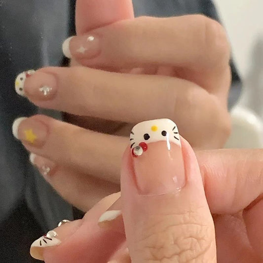 Hello kitty nails