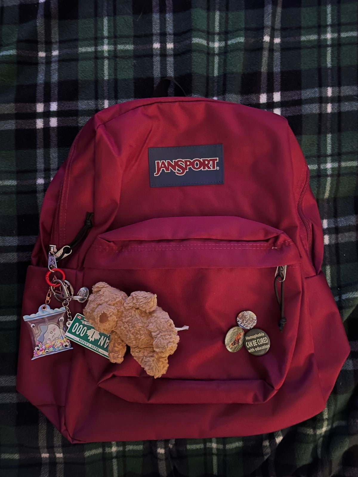 حقيبة jansport المدرسية