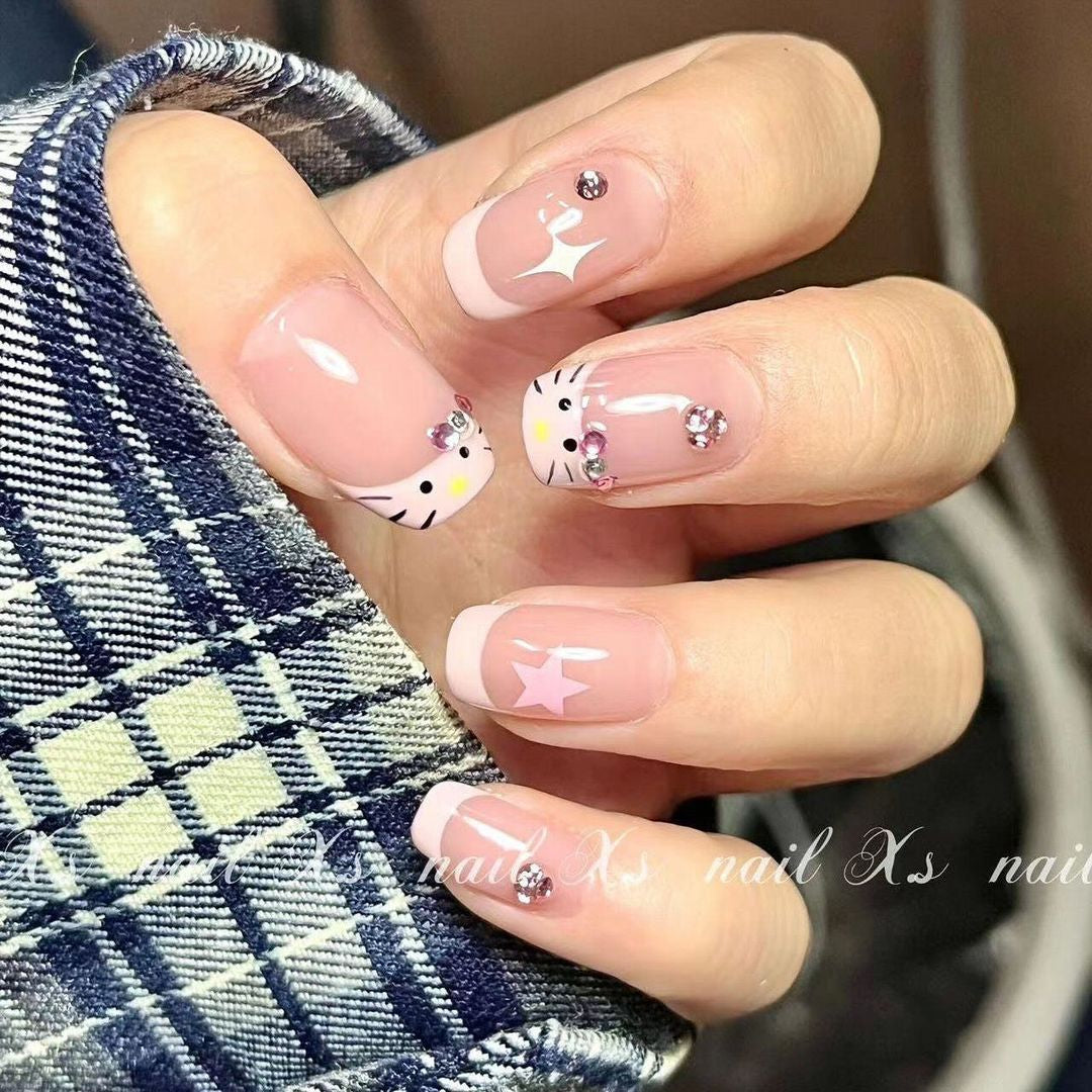 Hello kitty nails