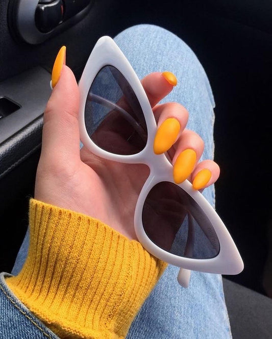 White eye cat sunglasses