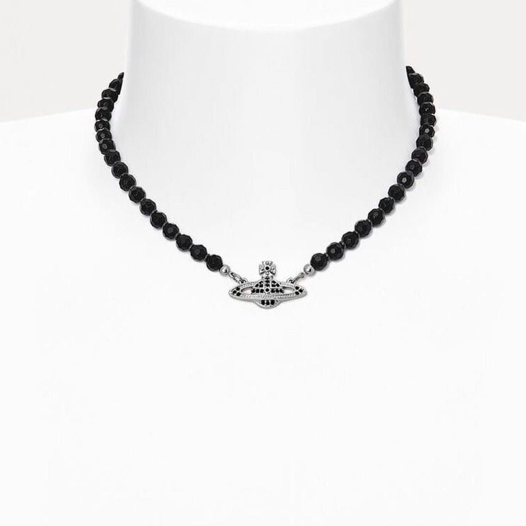 Vivienne westwood black necklace