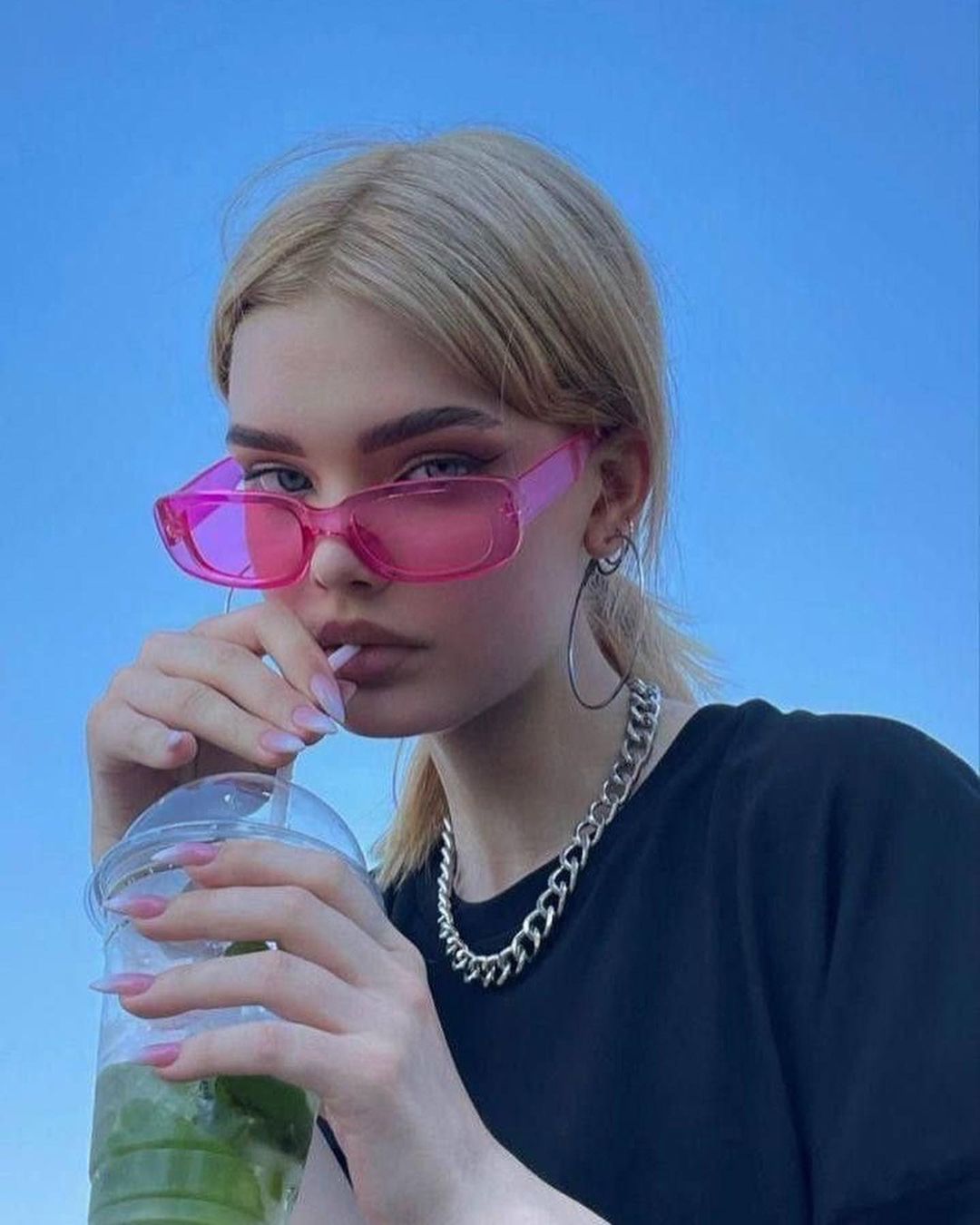 Pink sunglasses