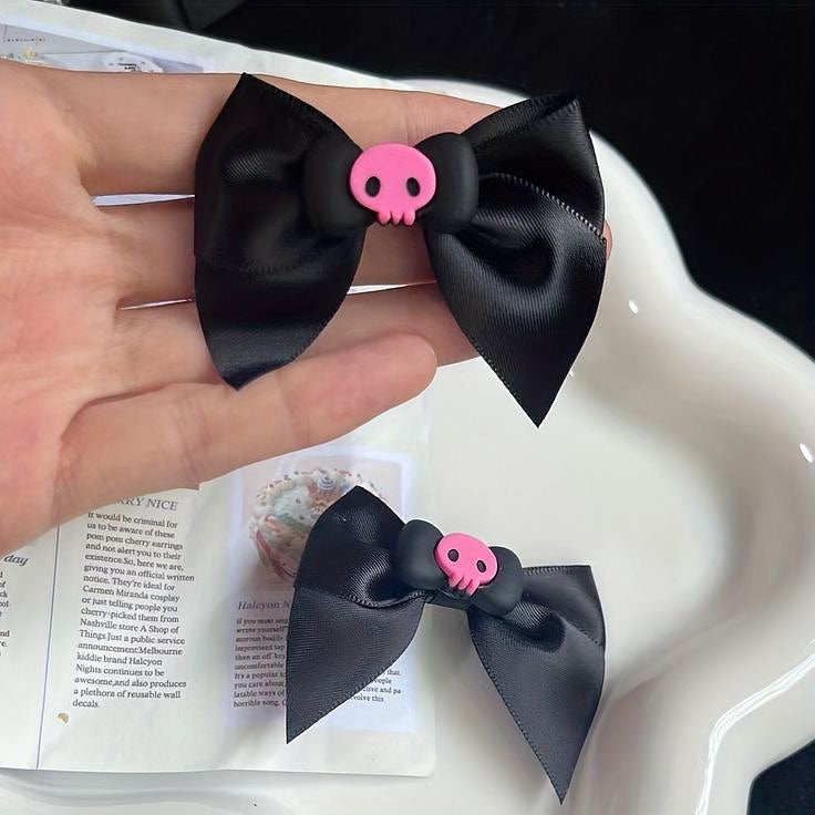 Kuromi hair clips