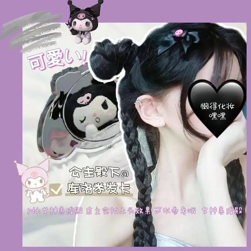 Kuromi hair clips