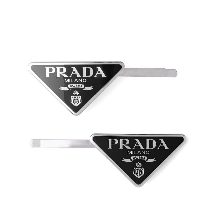 Prada hair clips