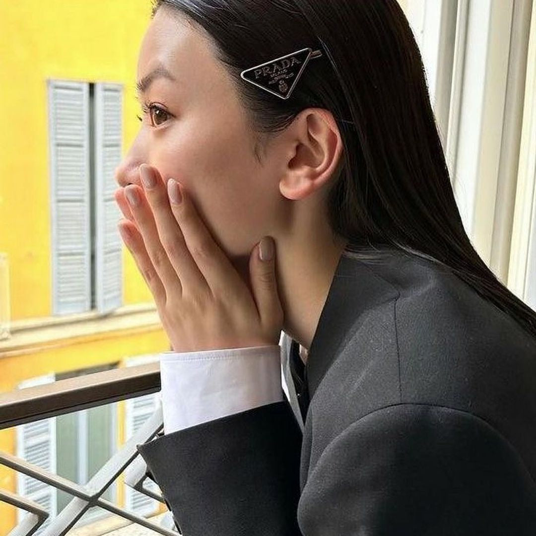 Prada hair clips