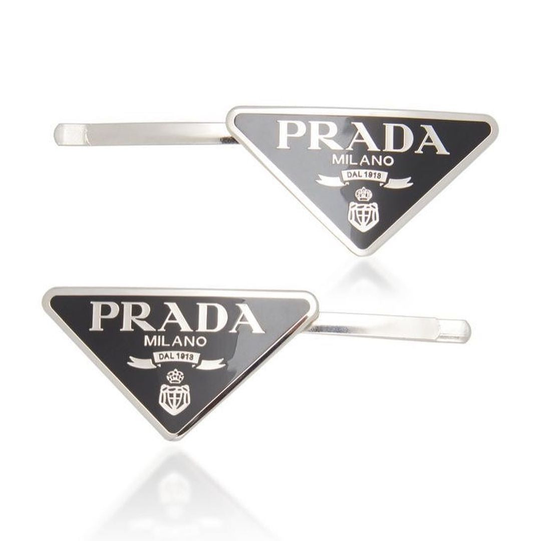Prada hair clips