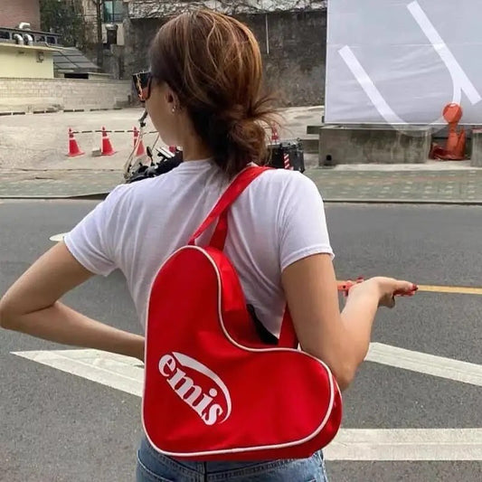 Red heart bag