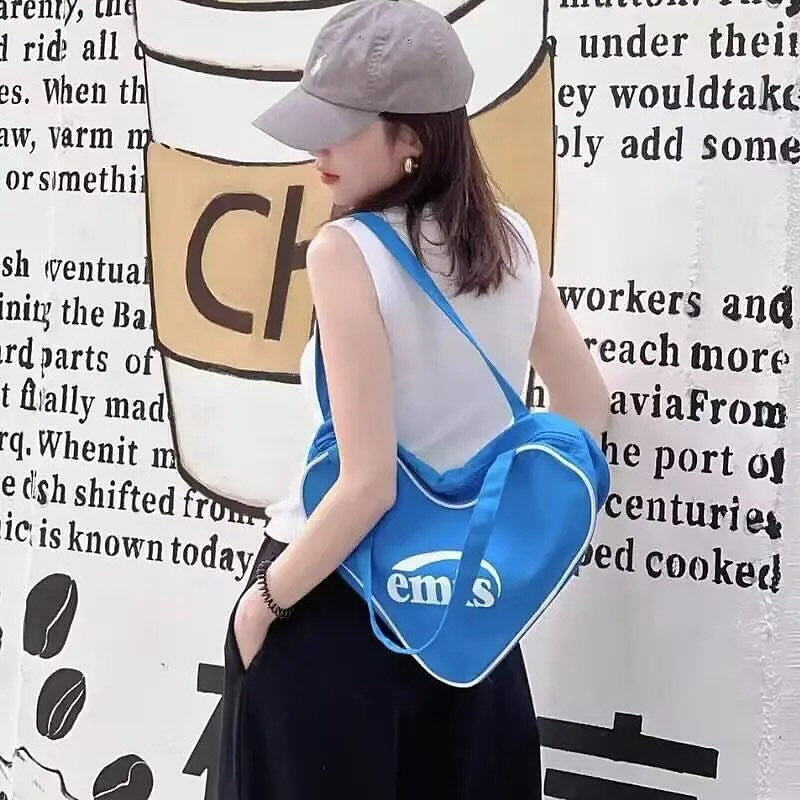 Blue heart bag