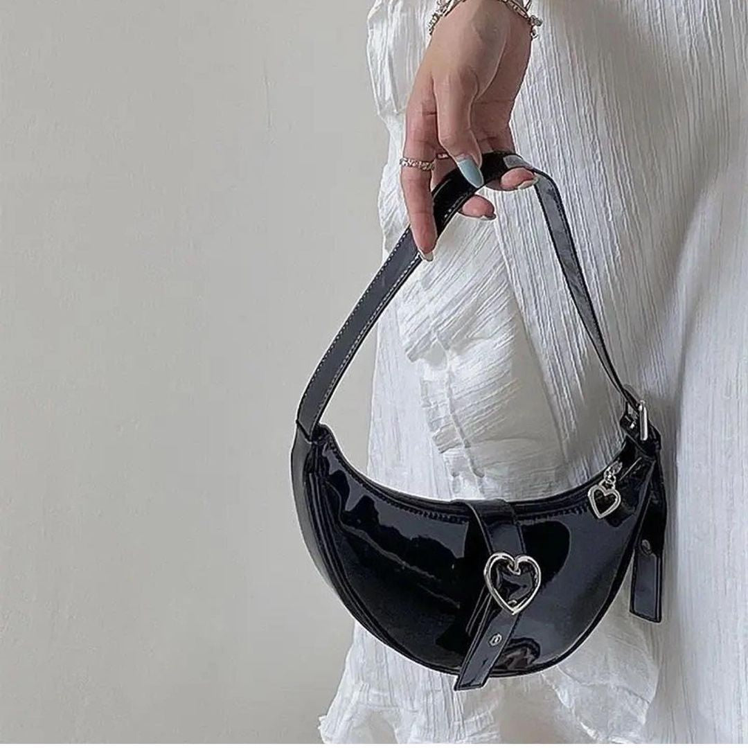 Heart black bag