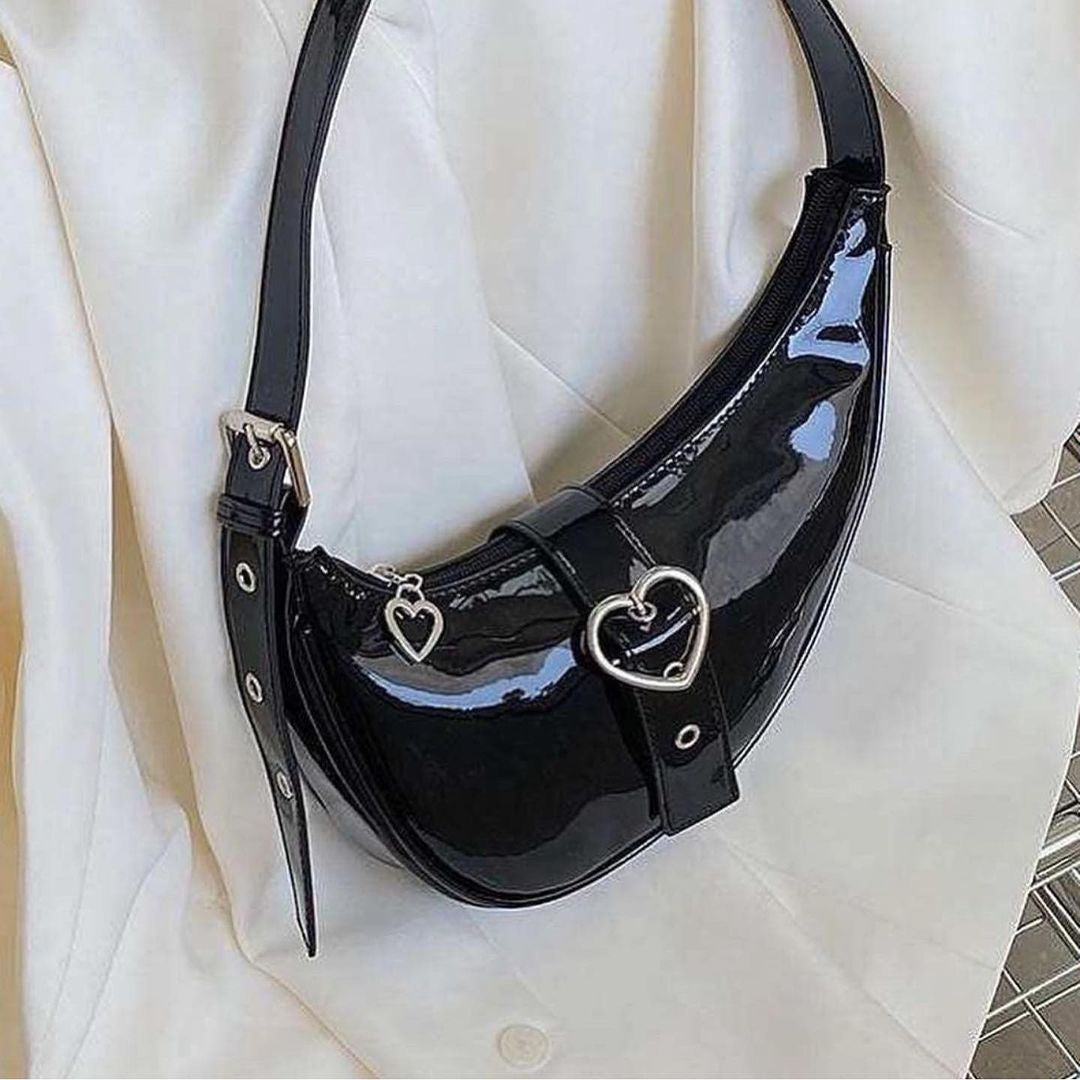 Heart black bag