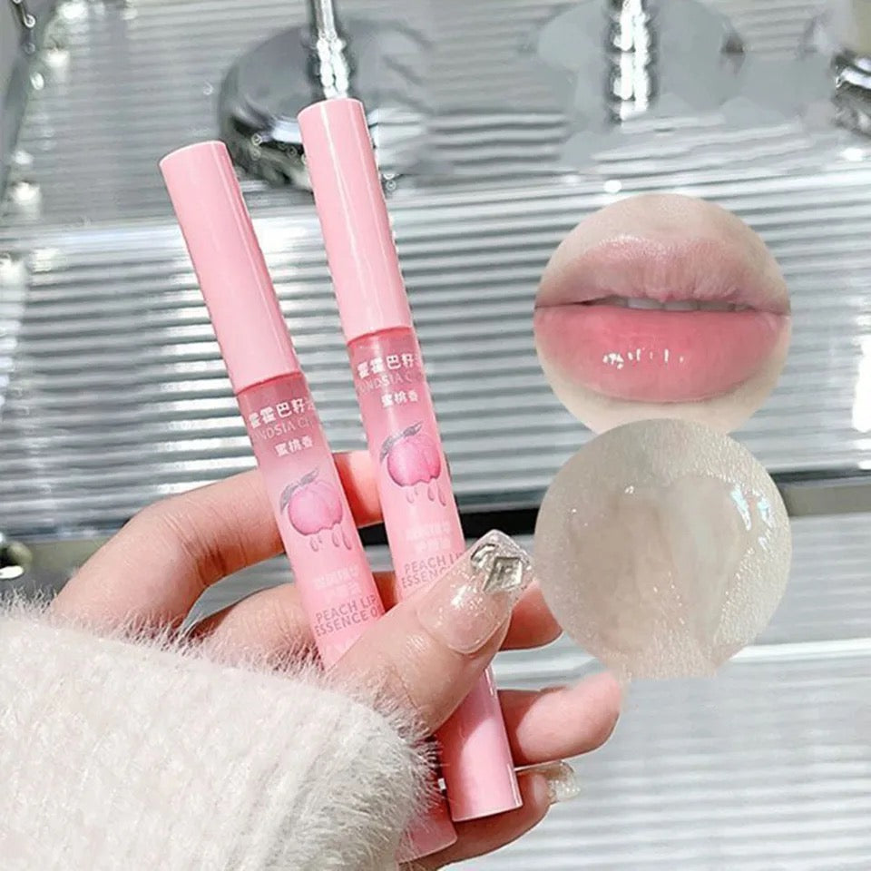 Pink lipgloss